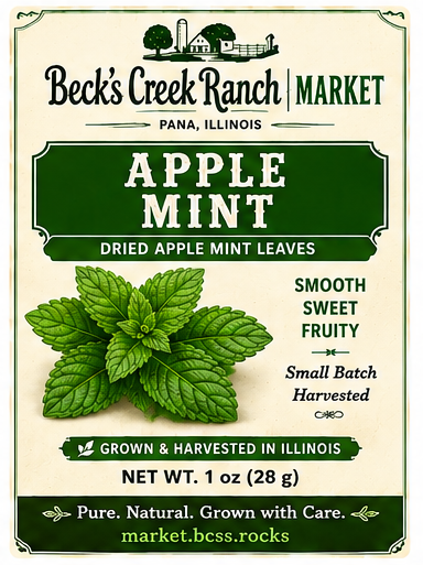 Apple Mint front label